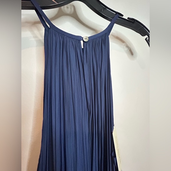 NWT RAMY BROOK NAVY BLOUSON AUDRIE DRESS WITH SMOCKED WAIST - Picture 6 of 10